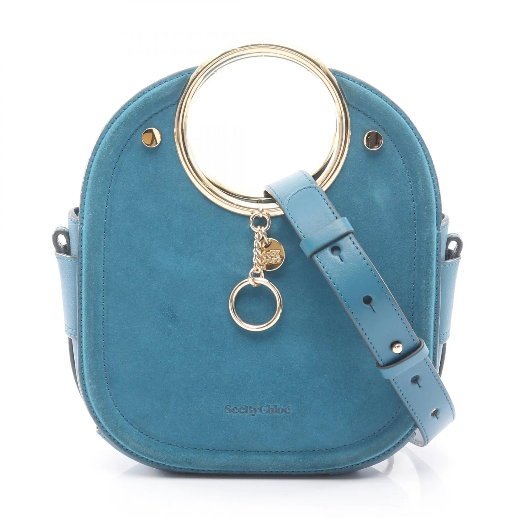 Pre-owned Chloé Suede Shoulder Bags SEE BY CHLOE MARA 2way Handbag