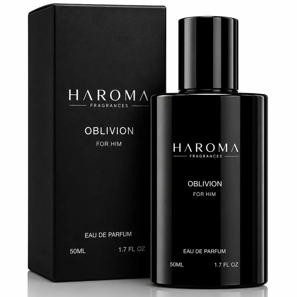 HAROMA Oblivion Eau De Parfum for Men (50ml / 1.7 oz) – Long Lasting Woody & Fresh Citrus Men's Perfume
