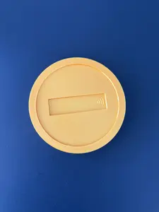 Gold Coin Contactless Card Holder - NFC Tap-to-Pay Wallet Accessary