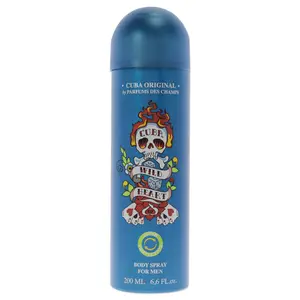 Cuba Wild Heart by Cuba for Men - 6.6 oz Body Spray