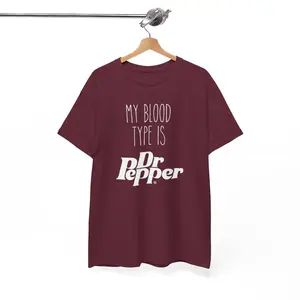 My Blood Type Is Dr Pepper T-shirt, Funny Dr Pepper Crewneck, Diet Dr Pepper Gift, Unisex Shirt, Gift For Men And Women, Full Size, Full Color