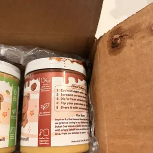 Mr. Coco Dubai Cup – Pistachio Cream + Tahini & Crunchy Kataifi - 8oz Jar - 2 Flavors: Classic & Hazelnut