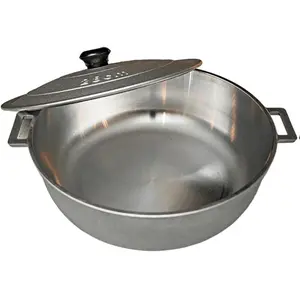 Mi Dutchi Medium Dutchi 28cm - Versatile Cast Iron Cookware for Everyday Cooking 12-13 Inch Diameter Durable Easy to Clean Sturdy Handles Pasta Pots