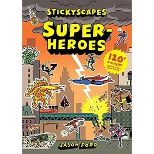 Stickyscapes Superheroes