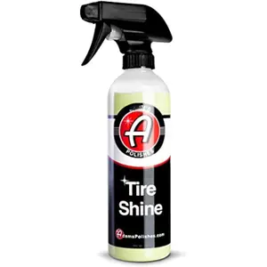 Tire Shine 16oz - Easy to Use Spray Tire Dressing W/ SiO2 for Glossy Wet Tire Look w/No Sling | Works on Rubber, Vinyl & Plastic |  Made