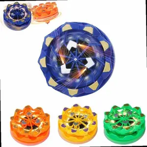 Gyro Spinners Stocking Stuffers Anxiety Relief Hand Gyroscope with Collision Fireworks Eliminating Boredom Time Desk Toys Cool Spinning Tops Game Sensory