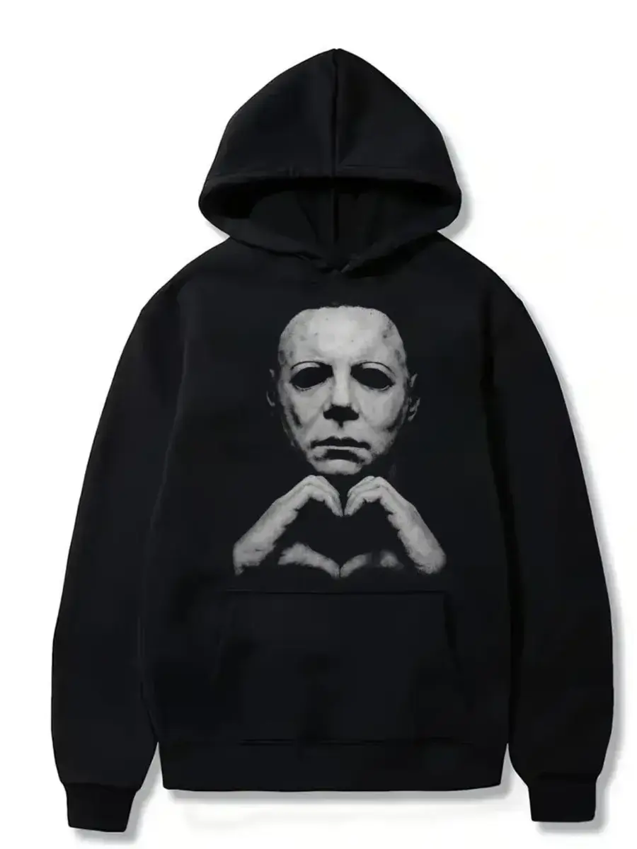 Michael Myers Heart Shirt, Horror Movie Tee, Hoodie and Sweatshirt for autumn and winter,Halloween Gift, Slashers Tshirt, Retro Graphic, Spooky Season, Unisex T-shirt