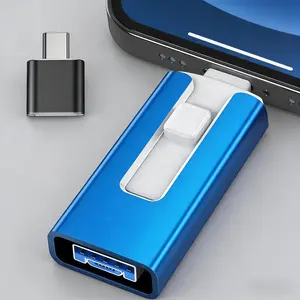 2TB High-Speed  3.0 Flash Drive for Phone & Tablet - Holiday Design Secure Memory Stick w/ Password Lock, 1-Click Backup, Works w/ iPhone Android PC Wireless Solar Security Camera  SIM Full HD  Webcam  Microphones USB with