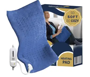 XL Heating Pad – Fast-Heating Electric Heat Pack for Back Pain & Cramps, Moist & Dry Therapy, Auto Shut-Off, Machine-Washable