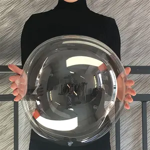 20pcs No Wrinkle Bobo Clear Balloons, 20inch Transparent PVC Bubble Balloon For Wedding Birthday Party Decor, Scene Decor, Room Decor, Birthday Party Supplies, Theme Party Decoration