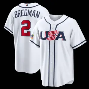 Men's USA Baseball Jersey - Alex Bregman Navy/White 2026 World Baseball Classic Home Stadium Jersey, Gift For Him, Gift For Her, For Any Season, Styles