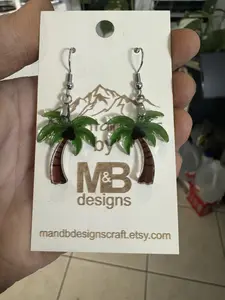 Palm Tree Earrings