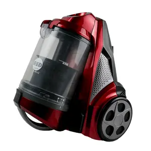 Revo Red Bagless HEPA Canister Vacuum