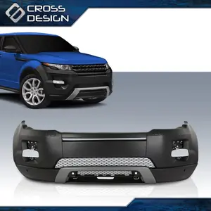 CROSSDESIGN Fit For 2012-2015 Land Rover Range Rover Evoque Replacement Front Bumper Cover