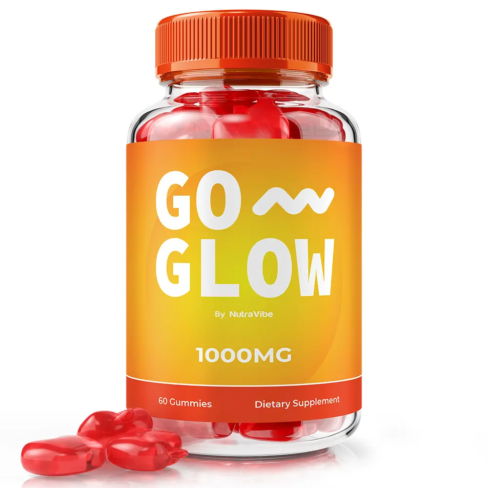 Go Glow - Advanced Formula 1000mg Gummies with Natural Ingredients for Health & Wellness