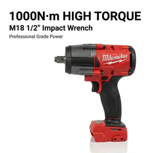 Milwaukee FMTIWF12 M18 1000Nm Impact Wrench for Mechanics