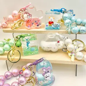 Live Stream Purchase Only Liquid Floating Bottles cute keychains water Charms amazing unique gifts for friends family kids birthdays perfect meaningful gift