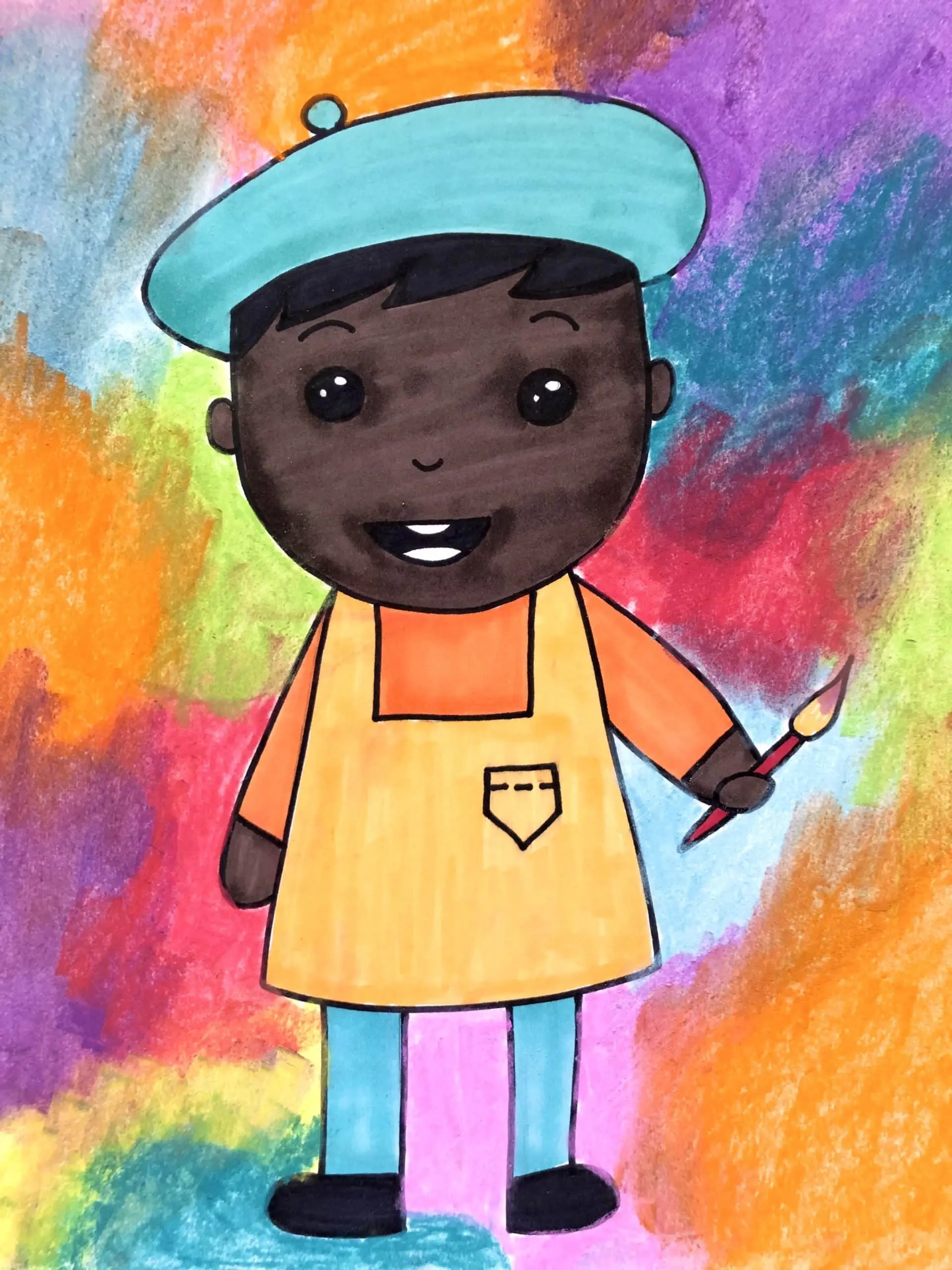 Add-On Art Project - Cartoon Artist L1 (ages 4+) Dot Guides Roll for Step-by-Step Learning & Motor Skills Enhancement
