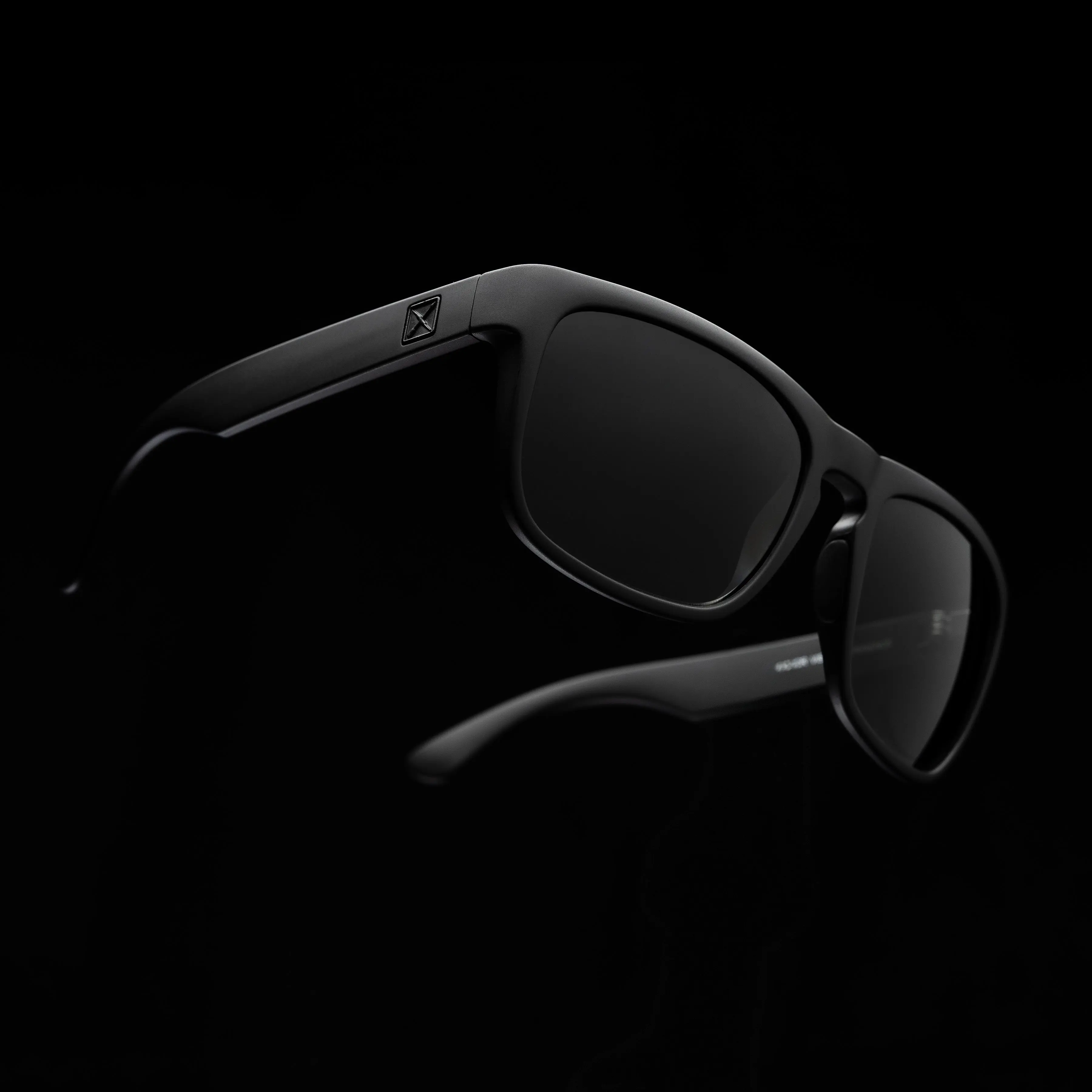 Solid Matte Polarized Sunglasses with Crack-Resistant Nylon-Polymer Grilamid TR-90 Frame, Carl Zeiss PC Lenses for Enhanced Performance During Extreme Adventures, Fog-Proof Design, Anti-Fog