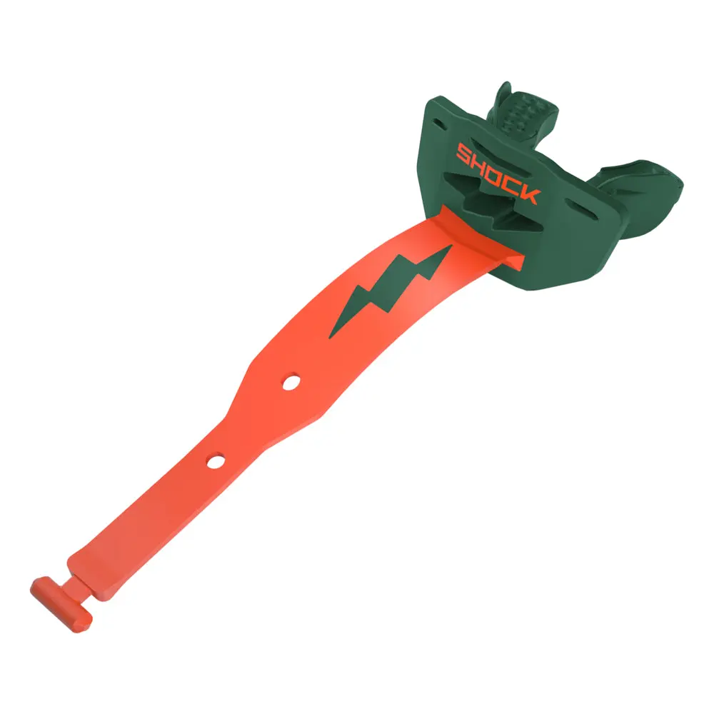 Shock Doctor Thunder Bolt Lip Guard with High-Flow BOLT Airflow for Easier Breaths and Heavy-Duty Tether Strap for Secure Fit