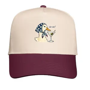 Cin Cin Duck Martini Trucker Hat | Coastal Old Money Snapback Cap