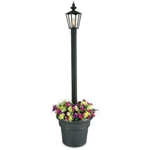 212 MAIN Patio Living Concepts Islander 00550 Citronella Single Flame Planter Lamp, Vintage Lantern Candle Holder, Insect Repellent Home Decor for Garden Pots & Planters