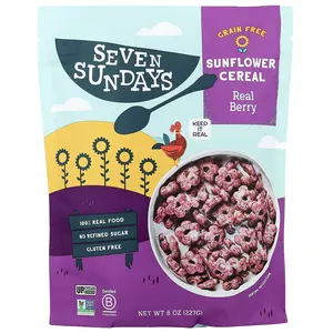 Seven Sundays Sunflower Cereal, Real Berry, 8 oz (227 g) Seven Sundays Sunflower Cereal, Real Berry, 8 oz (227 g)