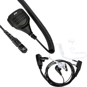RTD Speaker Mic Compatible with Motorola Potable Radios XPR 3500e XPR 3300e (3500 3300) XPR3500e XPR3300e XPR3500 XPR3300, Noise Reduction Shoulder Microphone, Cable, Electronic