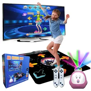 Dance Mat for Kids and Adults, Musical Electronic Dance Step Pad with 100+ Games, 200+Songs, HD Camera, 2 Motion Sensor Controllers, MTV &amp; Cartoon Modes,Dance Mat Toy for Girls&amp; Boys Age 3+