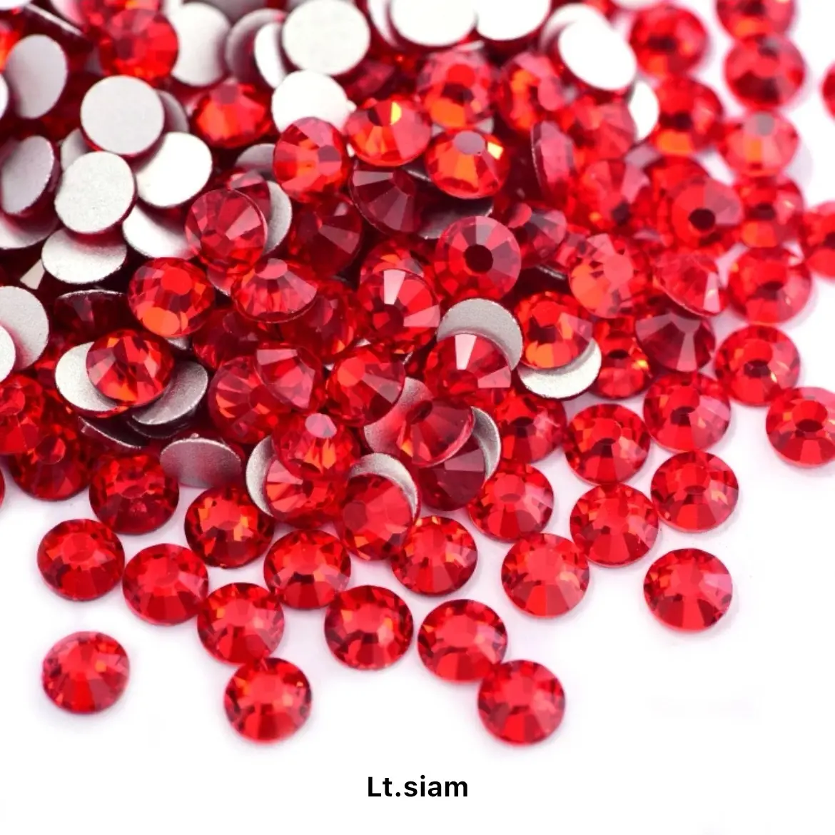 SS20 Light Siam Glass Rhinestones