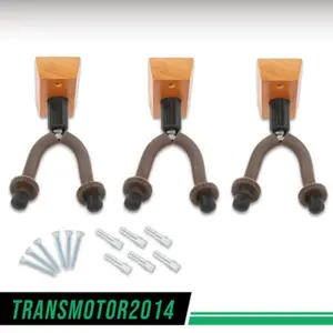 3-Pack Guitar Hanger Stand Holder Hooks Display Wall Mount Heavy Duty Upgraded Version