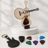 Guitar Pick Holder Case,9 PCS Guitar Picks Set | Gift For Guitarist, Father's Day, Christmas, Anniversary, Halloween Thanksgiving Ideal Choice