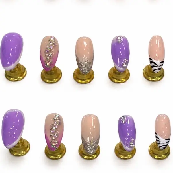 Lavender Luxe Press-On Nails