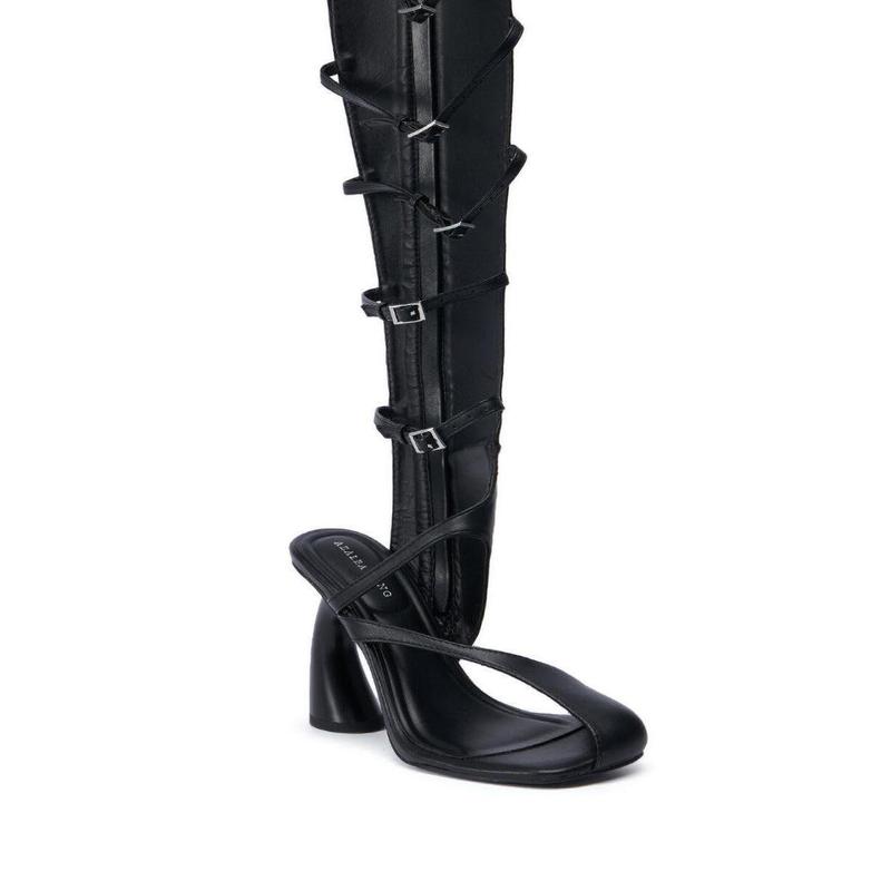 AZALEA WANG ANDRIUS BLACK GLADIATOR SANDAL