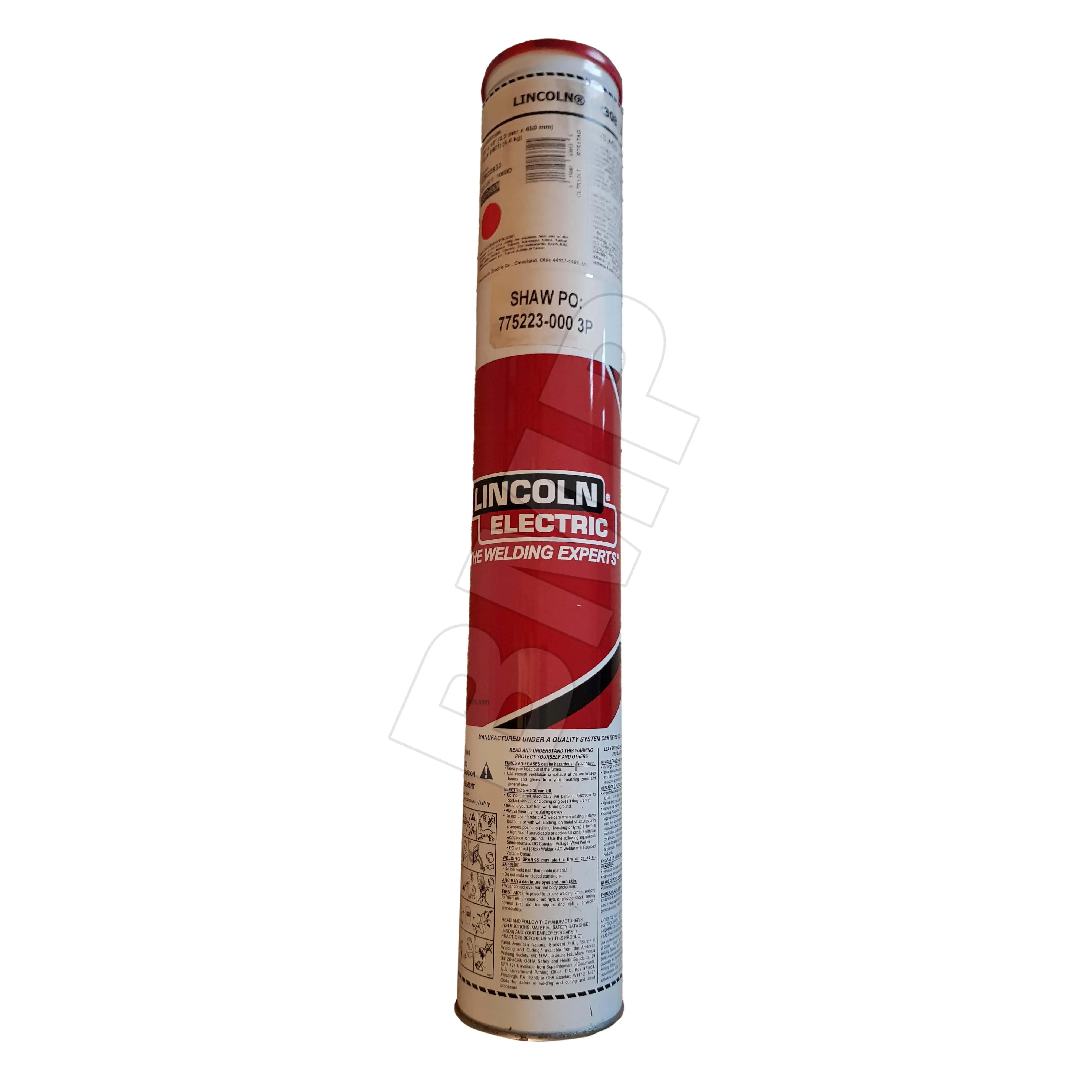 Lincoln ER308L X 1/8in X 18in X 12 lb stainless TIG welding wire