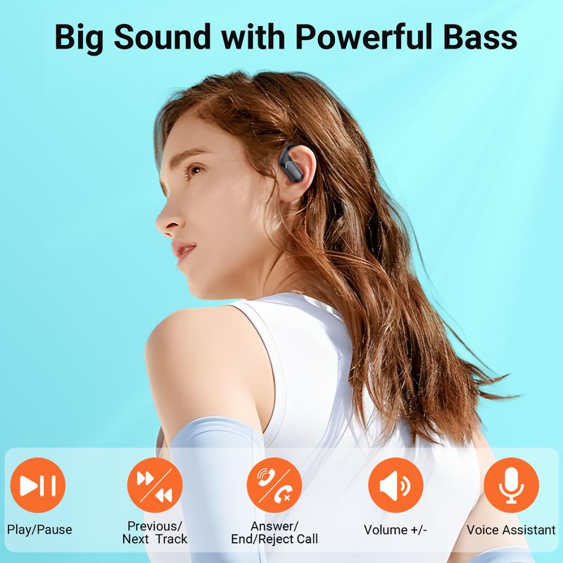 T9 TWS Wireless Earbuds: Bluetooth 5.3, 96Hrs Playback, Waterproof, LED Display - Ideal for Sports Audio Earphones Electronic Headset Headphone