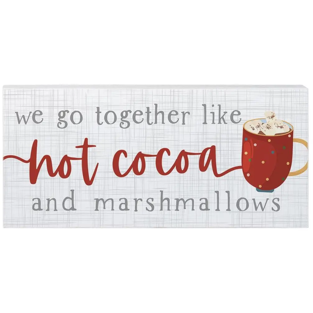 Sincere Surroundings 12" Hot Cocoa Marshmellows Inspire Board