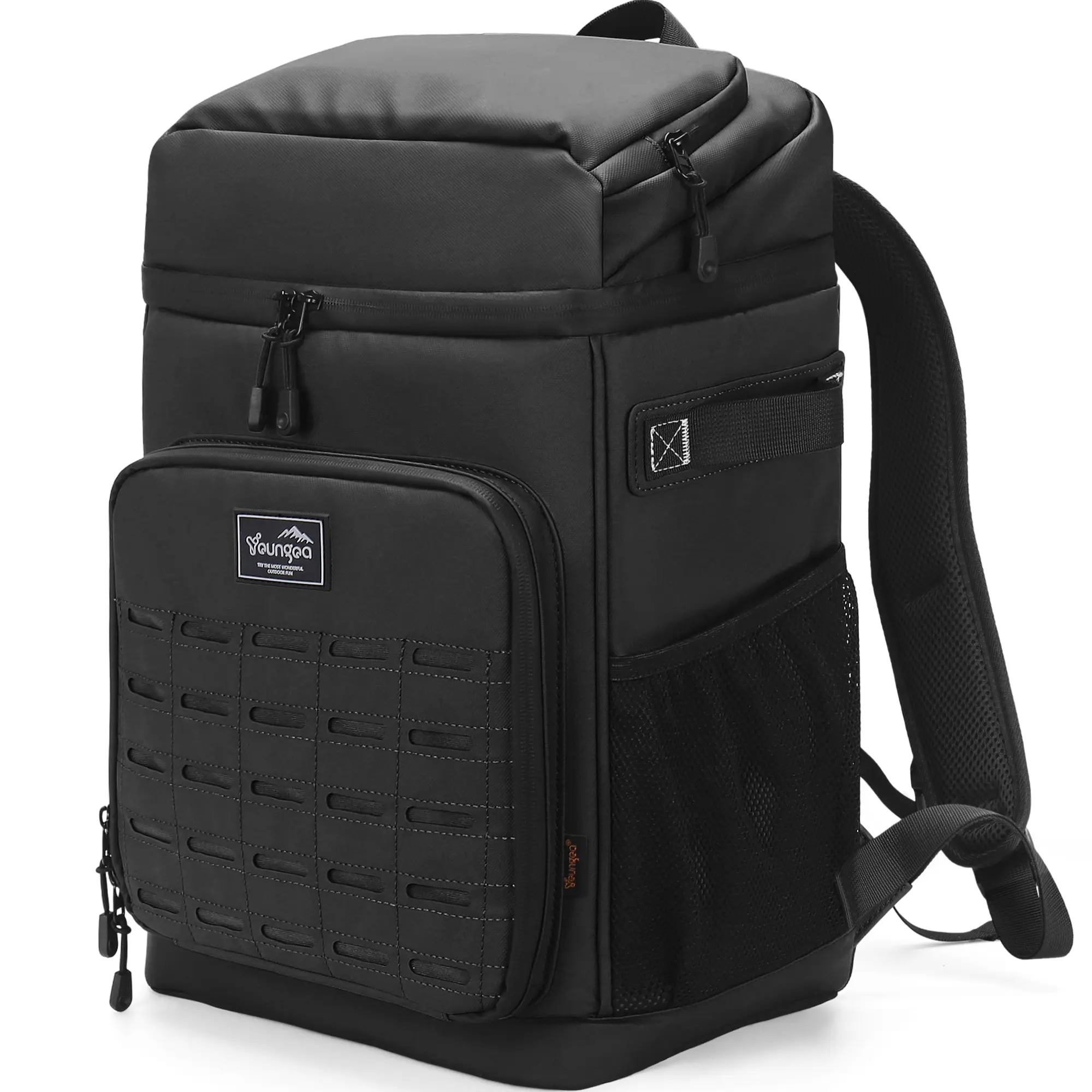 Insulated Backpack Cooler Leakproof Waterproof 22L Portable Camping Beach Hiking YOUNGOA 22L double layer large capacity unisex large  main image 2