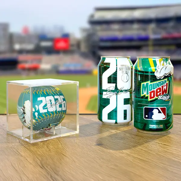 [Pre-Order] Mountain Dew Baja Blast x MLB Drop: Baja Blast x MLB Collectible 12oz Can (1 can) + Baja Blast x Rawlings Collectible Baseball (1 ball) + 12 Fl Oz 12PK Mountain Dew Baja Blast