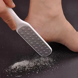 304 Stainless Steel Double Sided Foot File - Professional Callus Remover Dead Skin Scraper for Pedicure & Foot Care