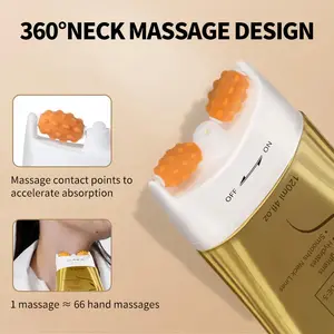 Excity PT-5 Firming Lifting Neck Cream 120ml with Rubber-Covered Roller for Tightening Hydrating and Smoothing Neck Lines