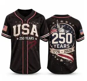 America 250th Baseball Jersey 2026 | Patriotic 4th of July Jersey Shirt | USA Baseball jersey Gift