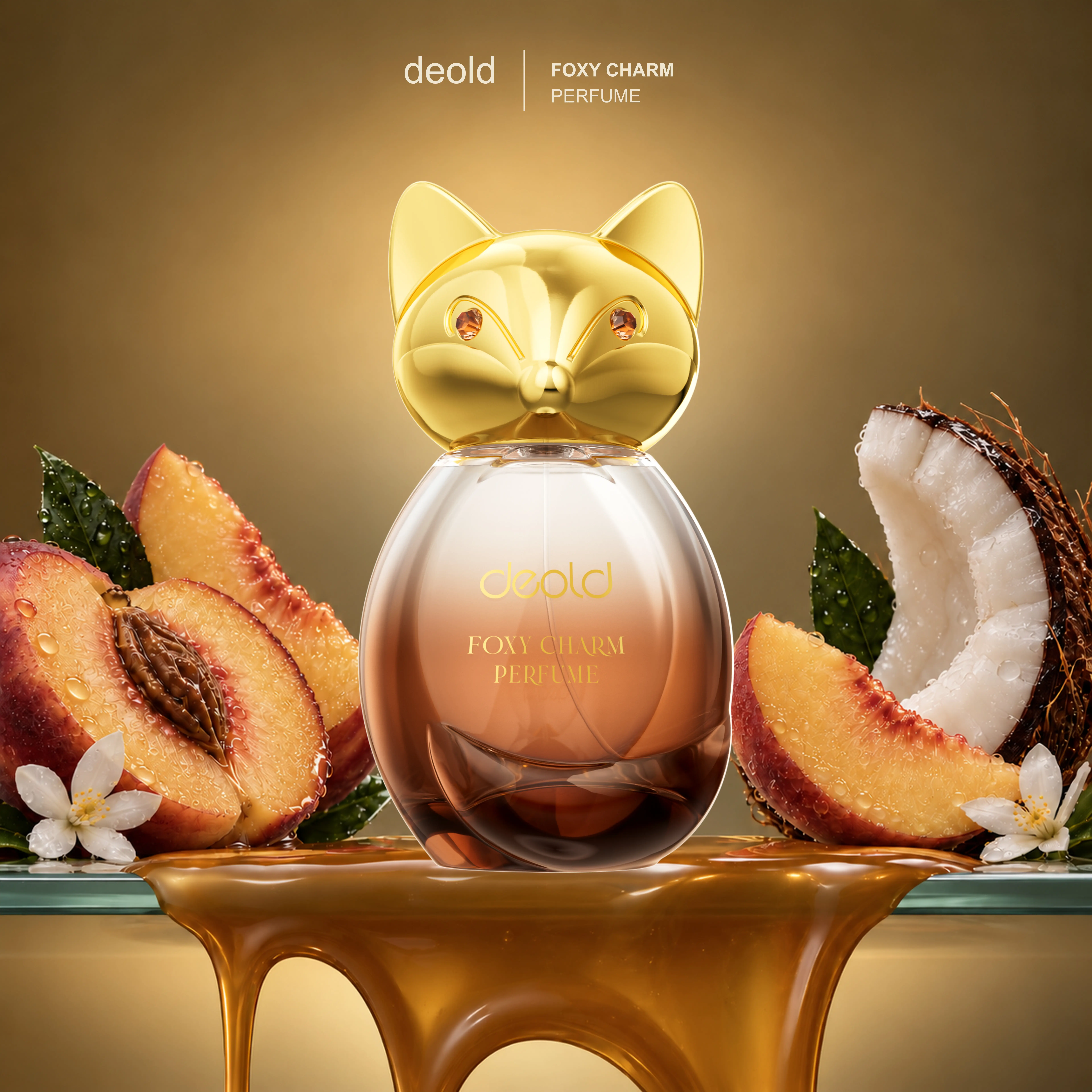[Deold] Women’s Seductive Fox Perfume - 3.4 fl oz (100ml), Woody Floral Notes, Long-Lasting, Alluring Scent, Ideal for Dates & Everyday Wear, Perfect Gift for Girlfriends, Beauty & Personal Care Fragrance