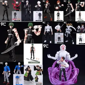 9l 3d Jujutsu Kaisen Lucky 13 Sukuna Action Figure White Suit Articulated Anime Collectible Toy Desktop Ornament For Anime Fans