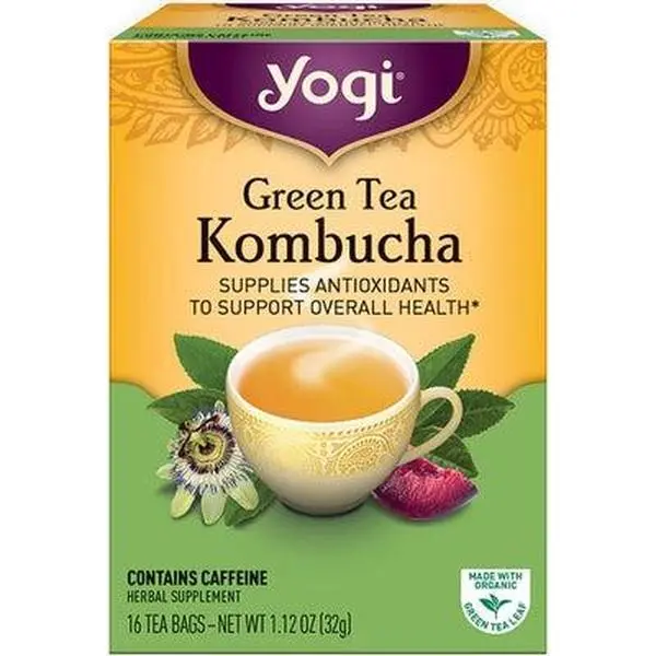 YOGI TEA Green Tea Kombucha 16 BAG YOGI TEA Green Tea Kombucha 16 BAG