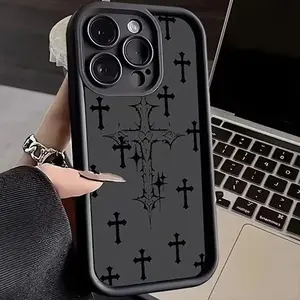 Biblical Cross Phone Case for iPhone 17 Pro Max 16 Pro Max 15 Pro 14 13 12 11 Sleek Shockproof Lightweight Cover with Protection Protective iphone 15 pro max case iphone 13 case drop-proof phone case Cellphone Smartphone, Accessories, Casing