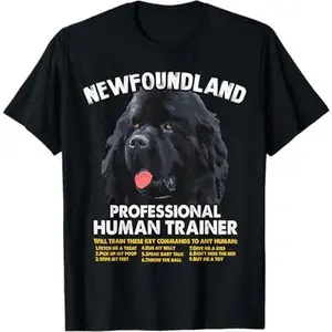 Newfoundland Dog Professional Human Trainer T-Shirt