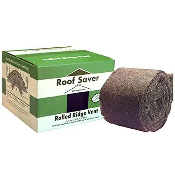 212 MAIN Blocksom & Company RS20G Fire-Rated Home Vent, 0.75x10.5x20 in Easy-Install Household Appliance Part with Natural Fiber, Rolled Design, 3-Dimensional Black Matting & 2 Nail Gun Pads for Ventilation
