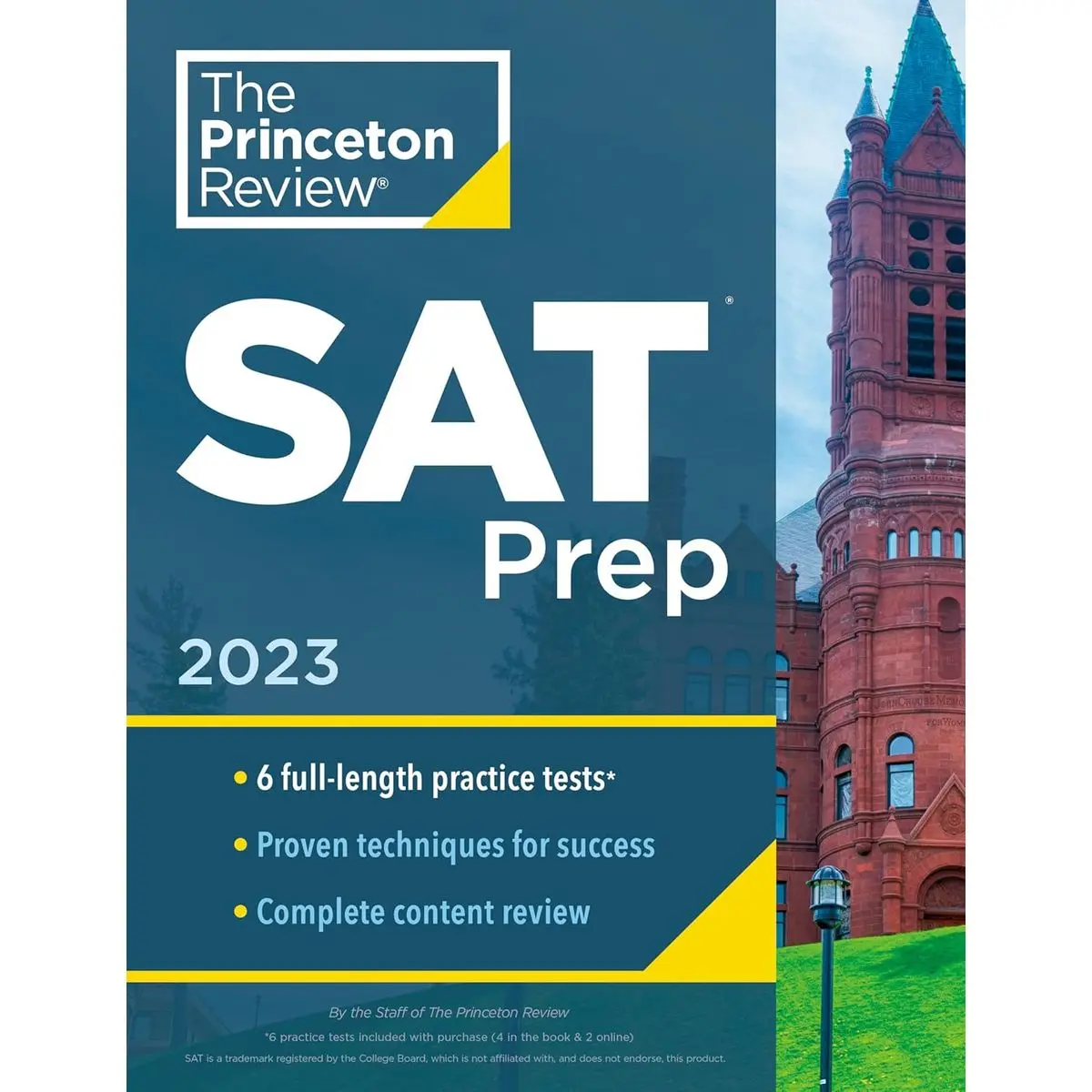 Princeton Review SAT Prep, 2023: 6 Practice Tests + Review & Techniques + Online Tools (College Test Preparation)