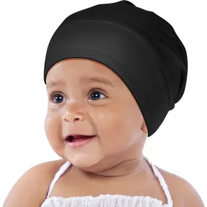 Silk  Bonnet for 0-6 Months -  Mulberry Silk  Hair Bonnet, Adjustable Night Cap for Sleeping